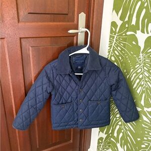Janie and Jack Blue Quilted Puffer Jacket
